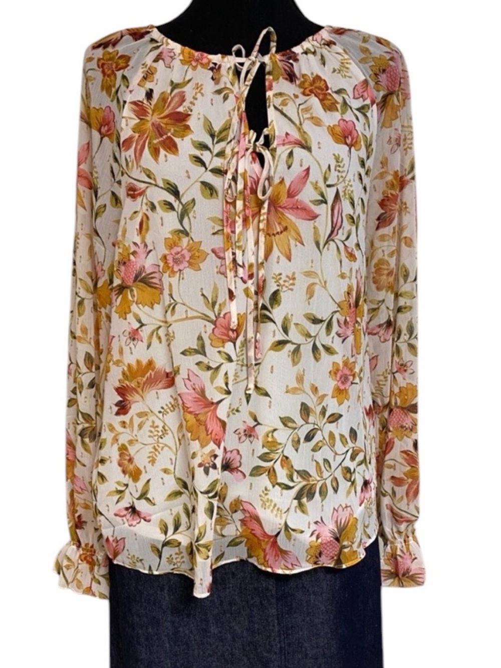 NWT Autres Filles Floral Blouse (L, XL)